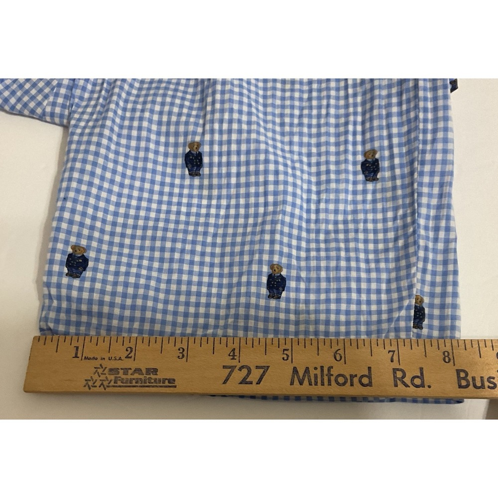 Lot of 2 Med Polo Ralph Lauren Polo Bear Sleep Lounge Pants Martini Polo Bear - Picture 9 of 16